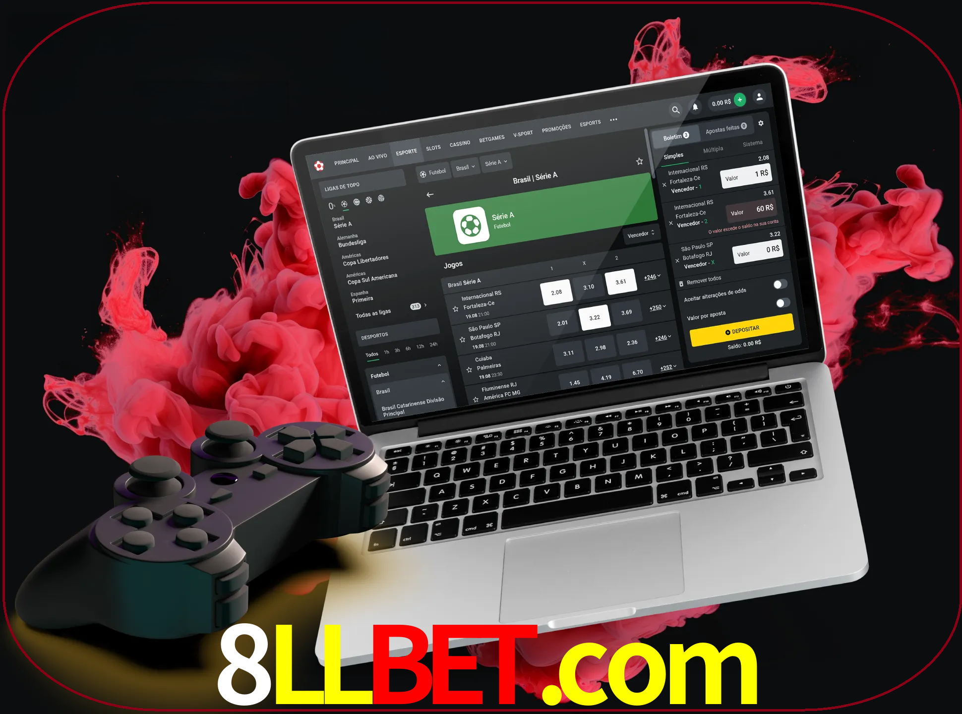 Visite a secção especial de jogos de vídeo em 8llbet para descobrir em que jogos pode apostar e ganhar muito dinheiro.