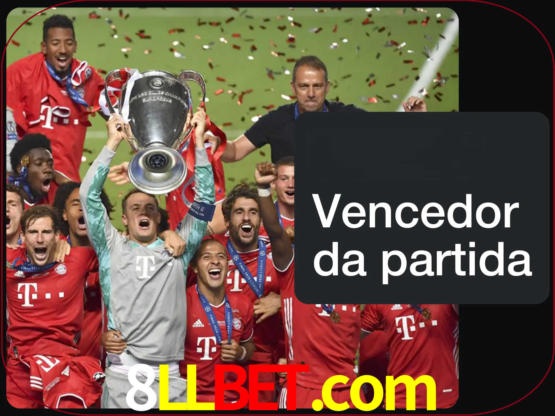 Aposte no vencedor e ganhe uma grande quantia de dinheiro.