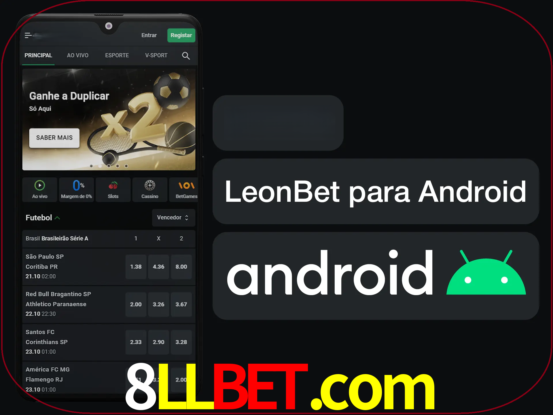 Adquira sua versão poket de LeonBet.